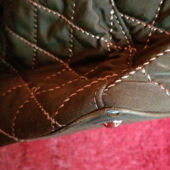 Vera Bradley brown quilted large shoulder bag - Picture 7 of 7